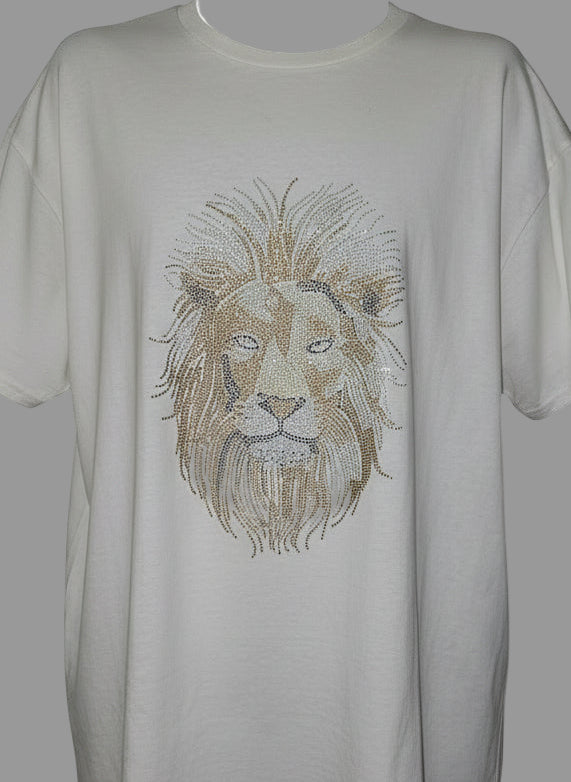 Rhinestone Lion Image