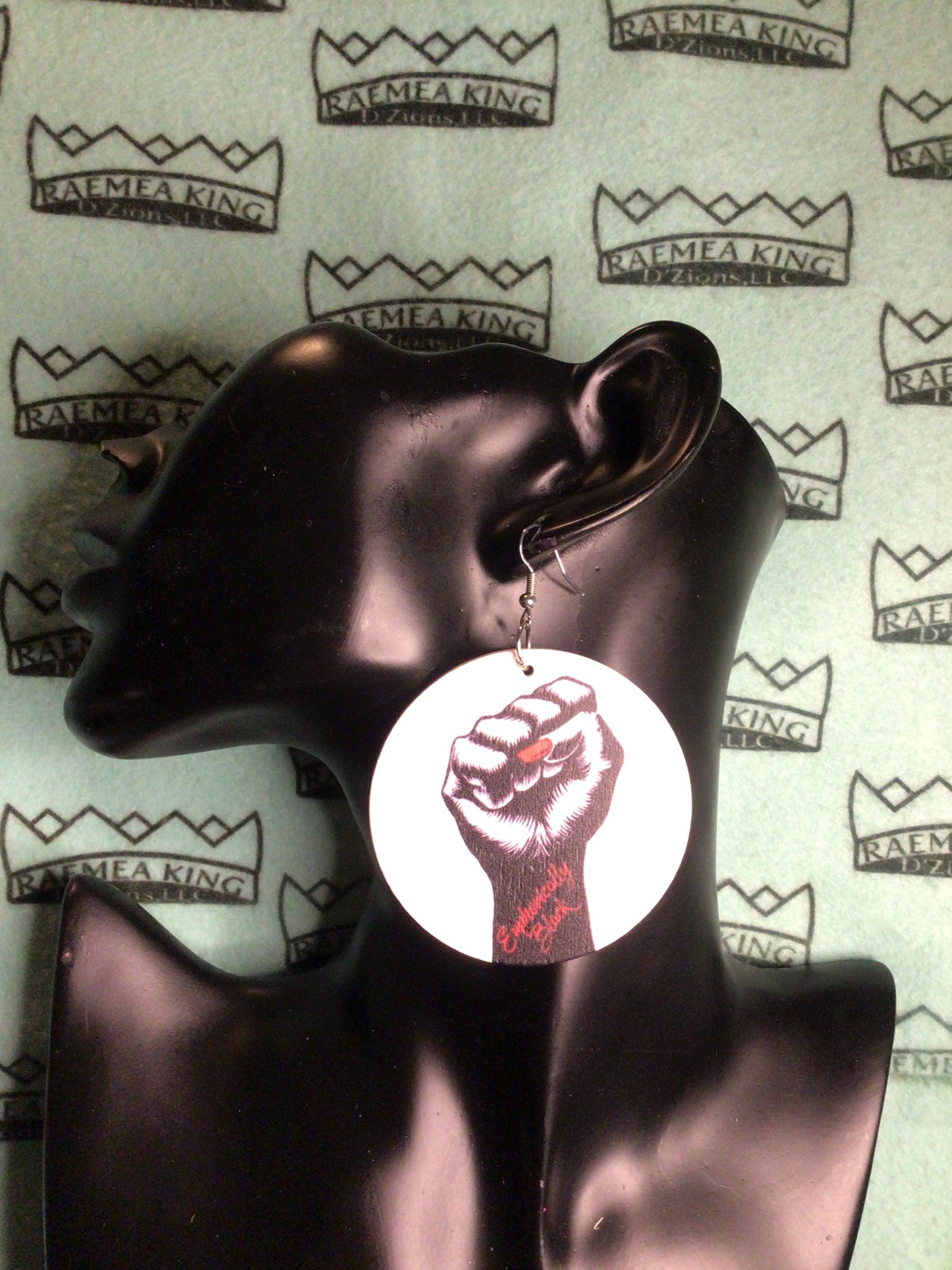 Euphorically Black, with Red Finger Nail