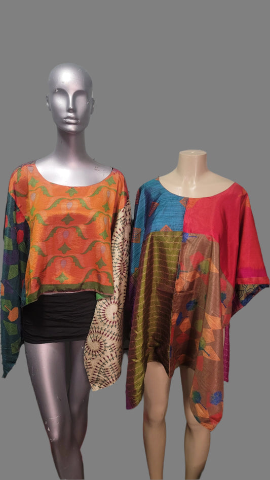 Crop Top/Poncho- One of a Kind