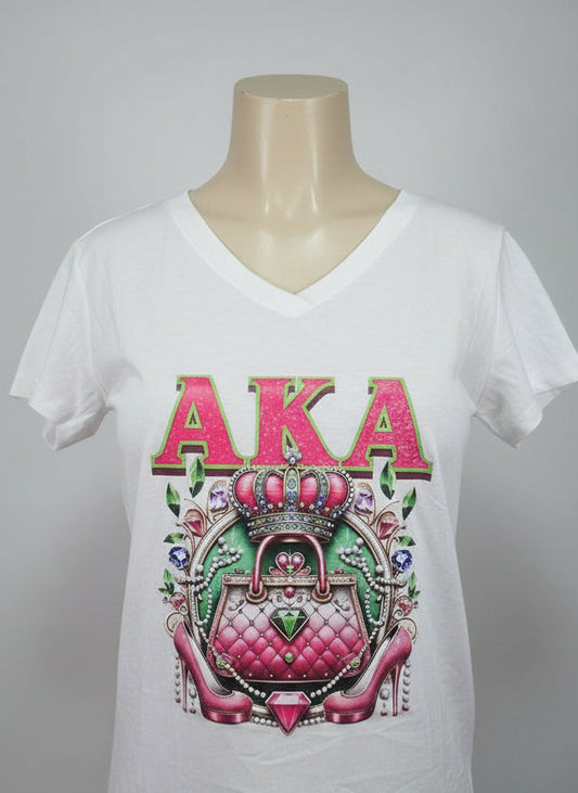 Alpha Kappa Alpha Sorority, Women's Fitted T-Shirt