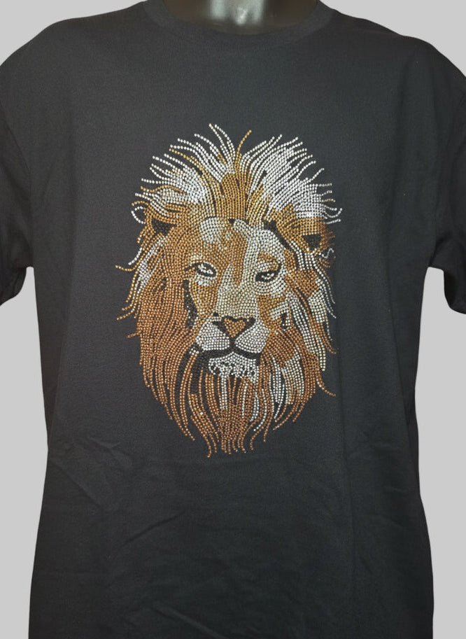 Rhinestone Lion Image