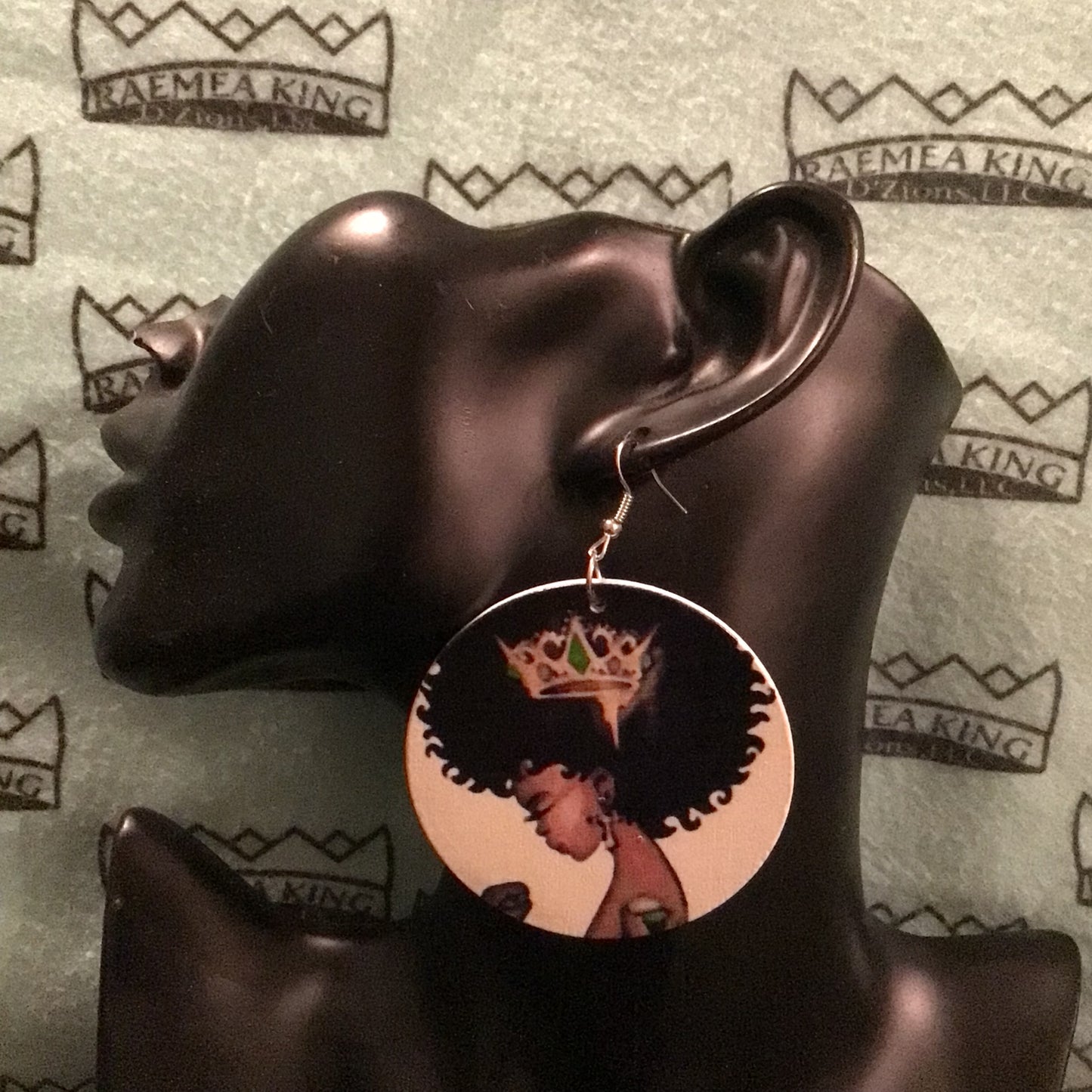 Girl with Tiara in Bush Side View