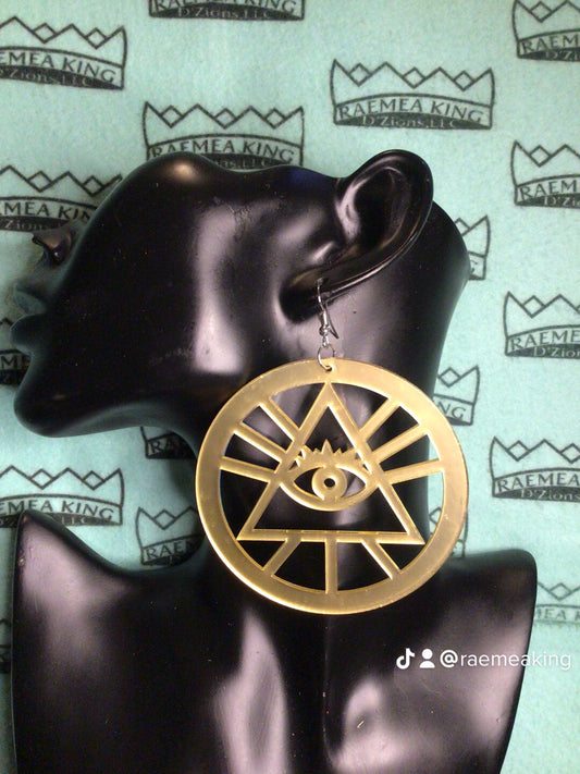 Eye of Providence, meaning the All seeing Eye of GOD, Acrylic