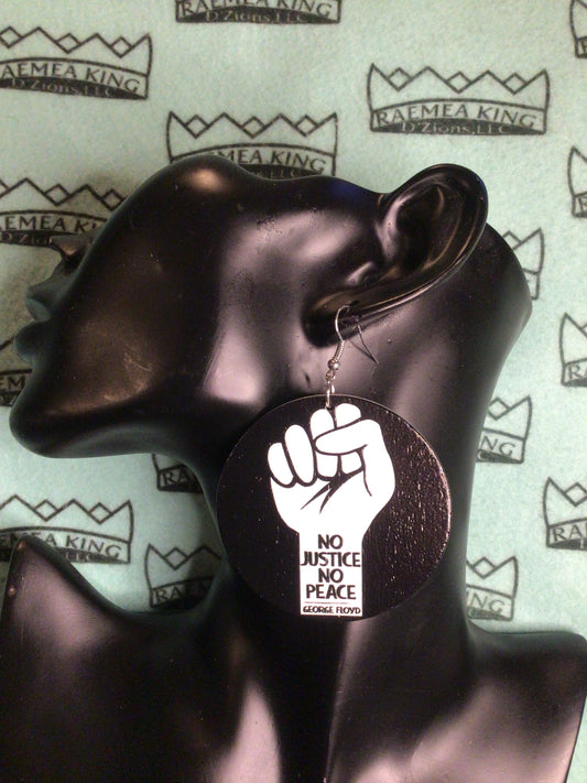 Fist, with No Justice No Peace