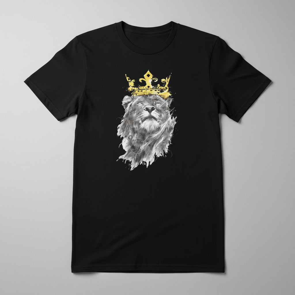 Lion with Crown, Unisex T-Shirt