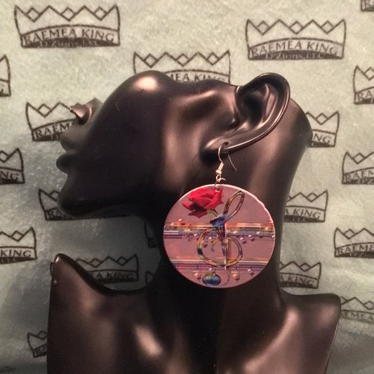 Music Note -Treble with Rose