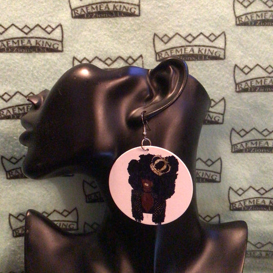 Girl with a Bush and a Crown to the side