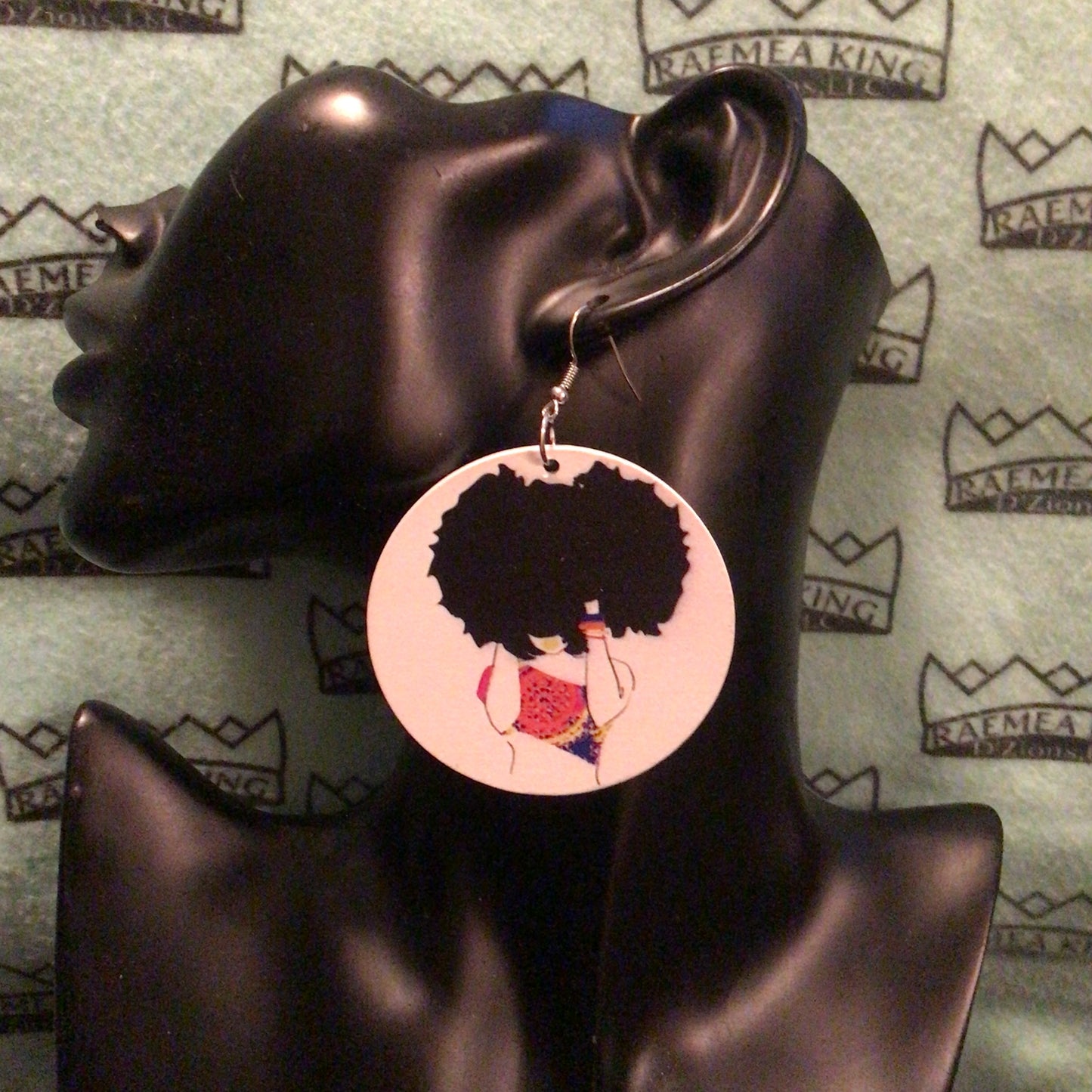 Girl with Bush with hand in her hair