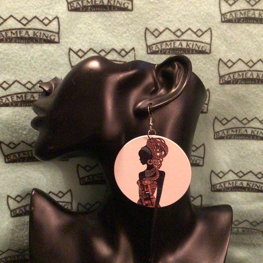 Black Lady with African Headpiece