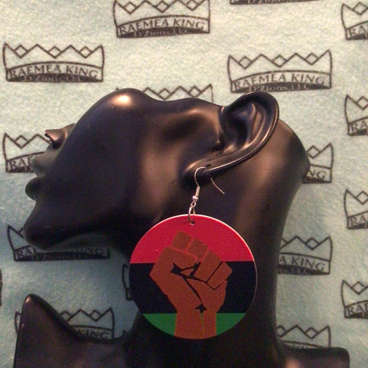 Fist with Red, Black & Green Background