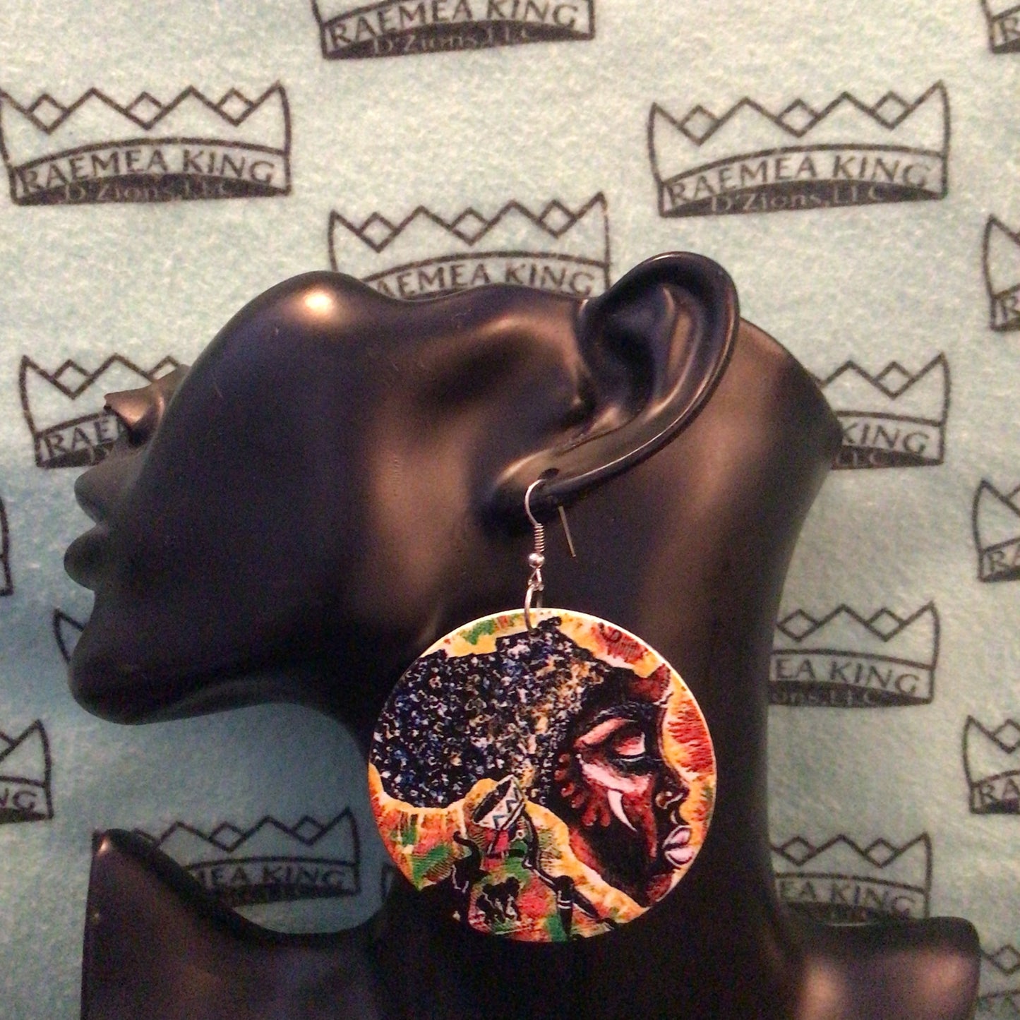 Africa Map as Ladies Face