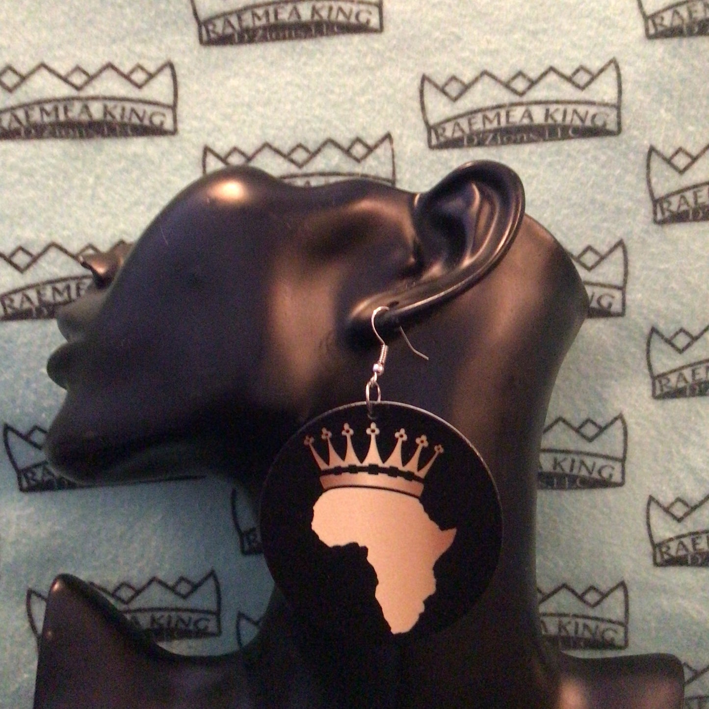 Africa Map with Crown